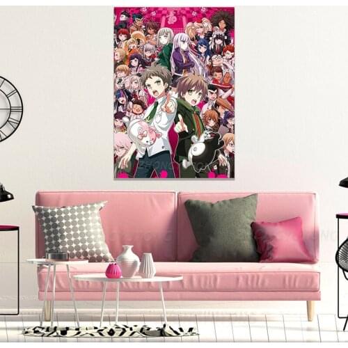 2021 Anime Manga Danganronpa Zettai Zetsubou Shou Wall Poster Wallpaper Decorative Wall Picture for Living Room