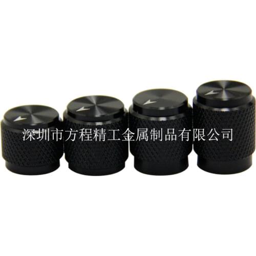 5pcs aluminum knob potentiometer knob 15*13*6mm potentiometer cap car knob switch cap Encoder for amplifier