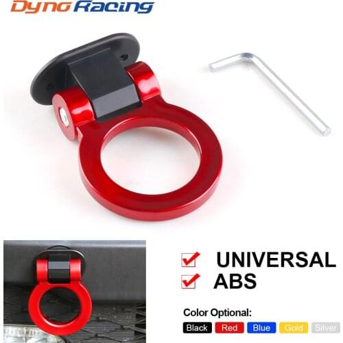 ABS Car Styling Trailer Hooks Sticker Decoration Car Auto Rear Front Trailer Simulation Racing Ring Vehicle Towing Hook