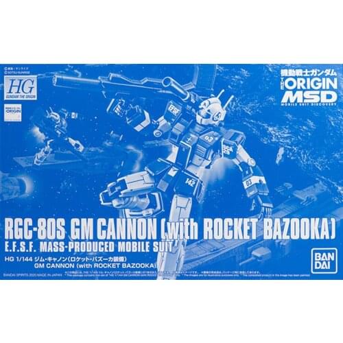BANDAI PB Limited HG GTO 1/144 Jim Cannon Bazooka Cosmic Assault Style Assembled Model Anime Toy