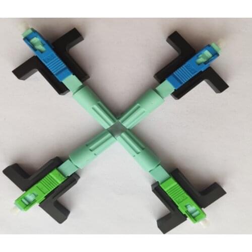 Free Shipping New SC APC UPC 58mm SM Single Mode Optical ConnectorSC UPC Fiber Quick Connector FTTH Tool Cold Connector Tool