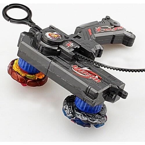 Beyblades Metal Twin Spinning Metal Tops Handle Launcher Set