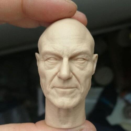 Blank 1/6 Scale Dr. Mutant X Professor Head Sculpt Unpainted Fit 12" Figure
