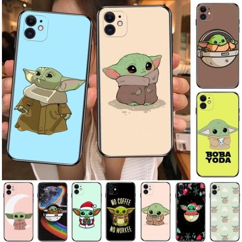 Cute lovely baby yodae style Phone Cases For iphone 11 Pro Max case 12 Pro Max 8 PLUS 7 PLUS 6S iphone XR X XS mini mobile cell