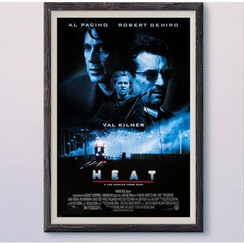 N147 HEAT Vintage Classic Movie Wall Silk Cloth HD Poster Art Home Decoration Gift
