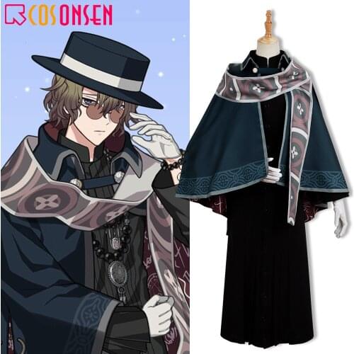 Promise of wizard Eastern country Faust Cosplay Costume Hot Game Outfit with Cloak Hat COSPLAYONSEN Custom Made