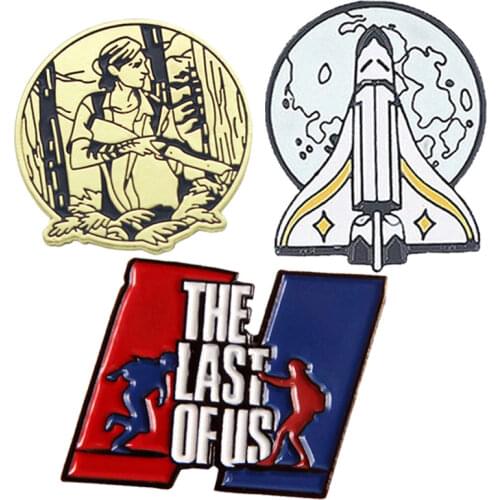 The Last of Us 2 Ellie Hard Enamel Pins Brooches Women Men Lapel Badges Backpack Collar Fashion Jewelry Gifts For Kids Friend