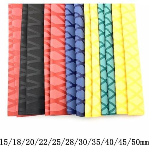 Anti Slip Heat Shrink Tube Fishing Rod Wrap 15 18 20 22 25 28 30 35 40 45 50mm DIY Electric Insulation Handle Racket Grip Sleeve