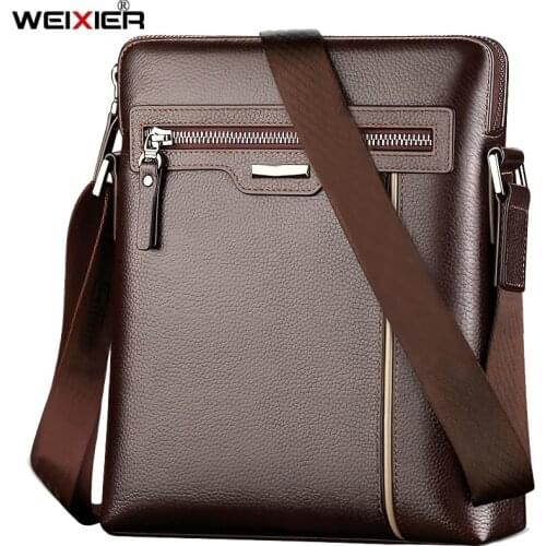 WEIXIER Mens slanted bag casual small bag business bag Mens single shoulder bag men backpack slant mens bag one shoulder bag