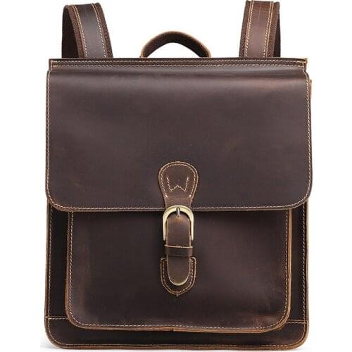 Chinese Style Fashion Restoring Ancient Ways Classic Multi-Function Luxury Large Capacity Cowhide Personality Womens Backpack