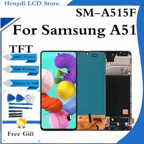 TFT LCD For Samsung A51 A515 LCD Display Touch Screen Digitizer Assembly For Samsung A51 A515F Display Screen With Tools