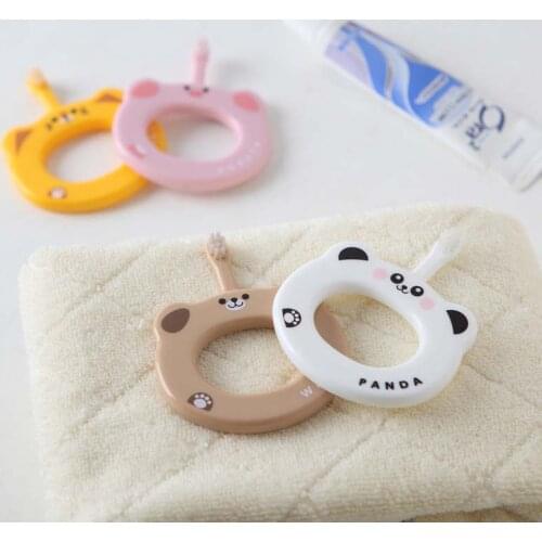 Baby Toothbrush Toddler Training Milk Toothbrush Cute Cartoon Children Cleaning Brush Kids Teeth Oral Care Mouth Care Tool