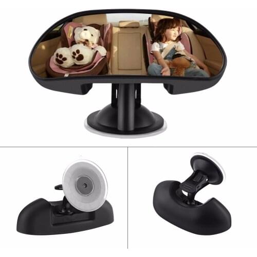 1Pc Adjustable Car Baby Child Back Seat Rear View Safety Mirror With Suction Cup