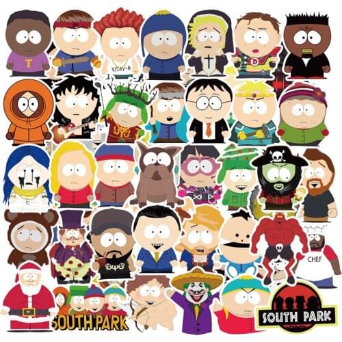 50pcs/bag New Fashion Anime Cartoon Character DIY Trolley Case Notebook Car Refrigerator Graffiti Sticker Hand Account Painting