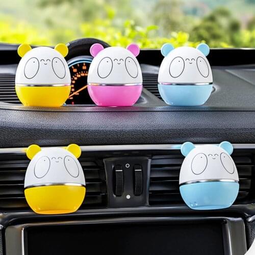 Car Aromatherapy Cute Animal Car Accessories Decoration Car Air Freshener Air Outlet Clip Car Interior Accessories for Girls