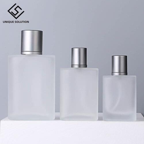 30ml 50ml frosted glass spray bottle high-grade perfume dispensing bottle cosmetic spray bottle 30ml pressing empty bottle 100ML