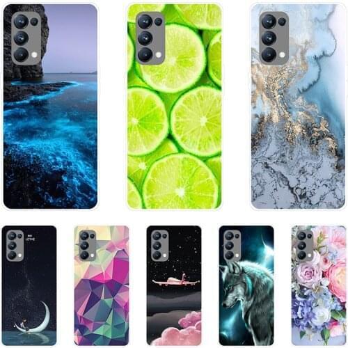 For OPPO Reno 4 5G Case Soft Silicone Back Case Coque for OPPO Reno 4 Pro 5G Phone Cover Shockproof Fundas for OPPO Reno4 Pro 5