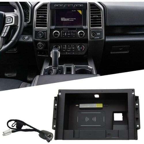 F-150 2015-2021 Car Wireless Charger Phone Fast Charging Pad For Ford F150 2015 2016 2017 2018 2019 2020 2021 LHD Only