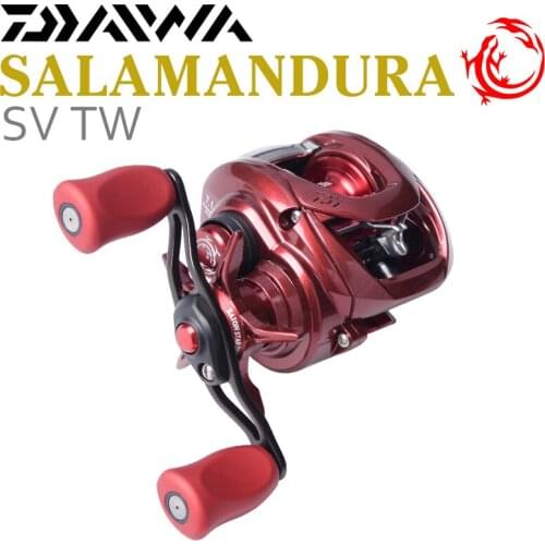Original 2021 New DAIWA SALAMANDURA SV TW Baitcasting Fishing Reels 103H/103HL 7+1BB Gear Ratio 7.1:1 Max Drag 5kg Reel Fishing