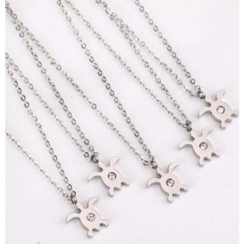 LUXUKISSKIDS 5pcs/lot Animal steel Pendants Necklaces For Women Girl Baby Choker Link Chain Pendant Necklace Gothic-201801