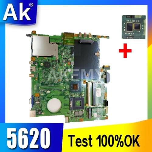 Akemy MBTK301001 MB.TK301.001 48.4T301.01N For Acer Extensa 5620 laptop motherboard 965PM DDR2 with graphics slot free cpu