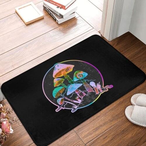 Garden Of Shrooms Doormat Carpet Mat Rug Polyester Anti-slip Floor Decor Bath Bathroom Kitchen Balcony 40x60