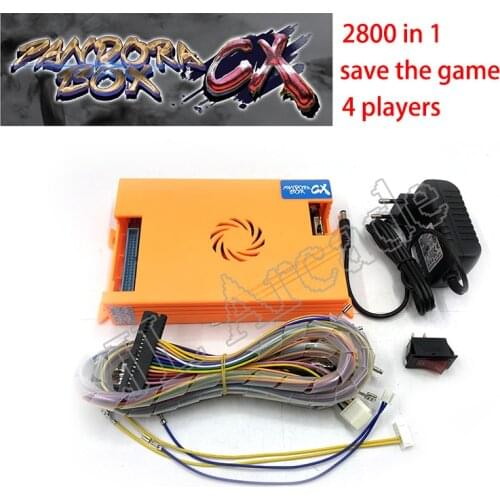 New 3H Original Pandora BOX CX 2800 IN 1Game Board Joystick Motherboard Retro Arcade Cartridge With Cable Power Adapter