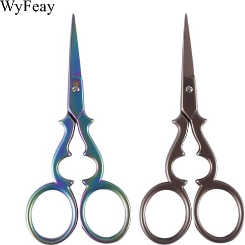 Zakka Vintage Scissors Sewing Scissors Cross Stitch Retro Classic Antique Craft Embroidery Scissors Tailor Scissor Fabric Cutter