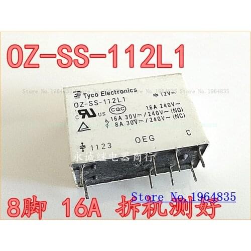 OZ-SS-112L 12V 16A Relay 8 OZ-SS-112L1