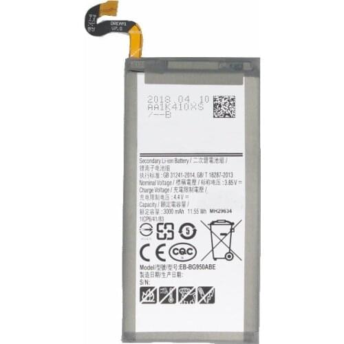 10pcs /lot 3000mAh EB-BG950ABE Replacement Battery For For Samsung Galaxy S8 G950 G950F G950A G950T G955S G950P G950U