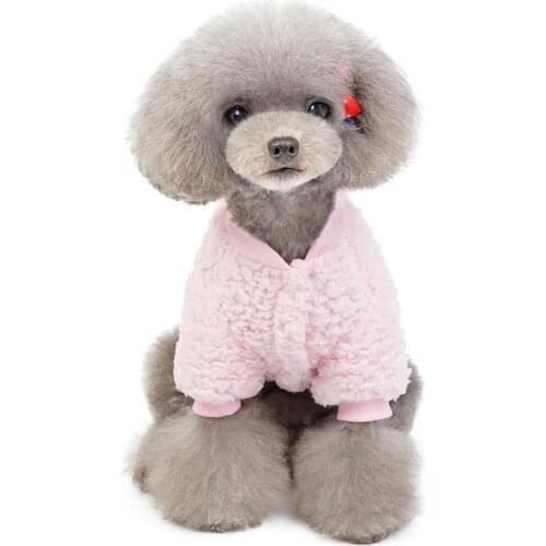 Dog Cat Winter Warm Clothes Soft Letter Lamb Velvet Simplicity Fashion Lovely Beautiful Thickened Coat for Large Small Pet
