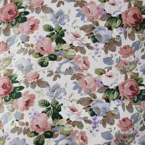 New Arrivals 100% Twill Cotton Fabric Meters DIY Printed floral Fabric Cloth for DIY Sewing Quilting Material For Baby&Child