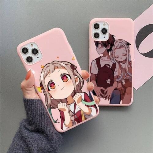 Toilet bound Hanako kun Anime Phone Case Candy Color for iPhone 11 12 mini pro XS MAX 8 7 6 6S Plus X 5S SE 2020 XR