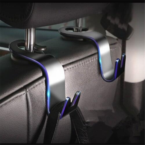 Universal Car Seat Back Hook Car Accessories Interior Portable Hanger Holder Storage for Car Bag Purse Cloth Decoration Dropship