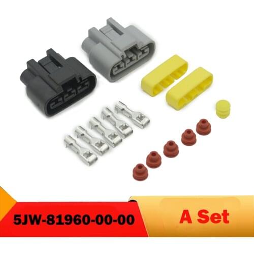 Motorcycle Regulator Rectifier Female Connector Plug Kits Set for Kan-am Honda Kawasaki Yamaha Sea-doo BMW Triumph Polaris