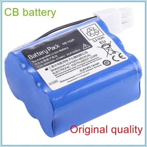 Replacement For High Quality 2ICR18/65-3 Battery Cells SB-752P Battery For SB-752P SVM-7501 Vital Signs Monitor battery