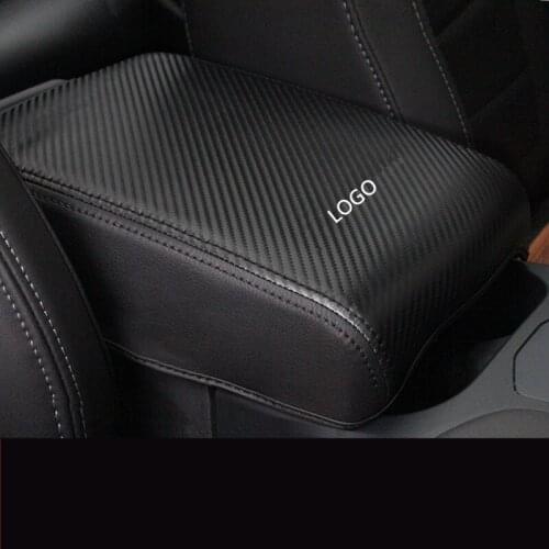 Carbon Fibre Red Black Blue Center Armrest Protective Cover For Great Wall Haval H4 New H6 F7 F7X CAB244