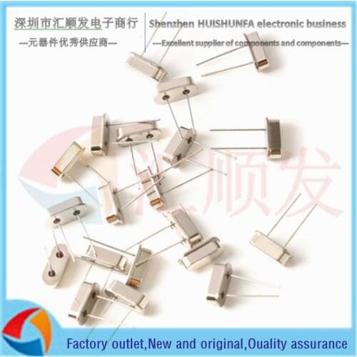 10pcs!!! Quartz crystal oscillator straight plug two feet HC-49S 4 8M 11.0592M 12M 16M 25MHz passive crystal oscillator