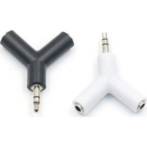 3.5MM Jack Aux Earphone Adapter Male To Female Headphone Splitter Cable Adapters Converter Accessries For Phone PC Headset TXTB1