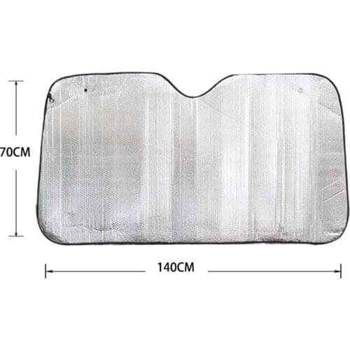 Auto Windshield Sunshade Foldable Double Side Reflective Aluminum Foil Car Cover Visor Sun Shade