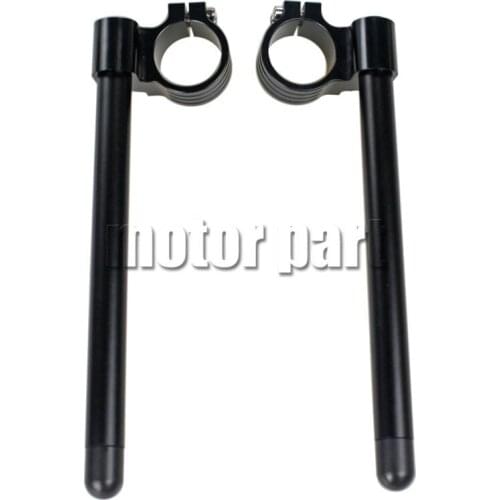 For Ducati 750SS 900SS Full/Half Fairing Monster Motorcycle Fork Tube 50mm Clip-ons Handle Bar CNC Riser Handlebar Black Color