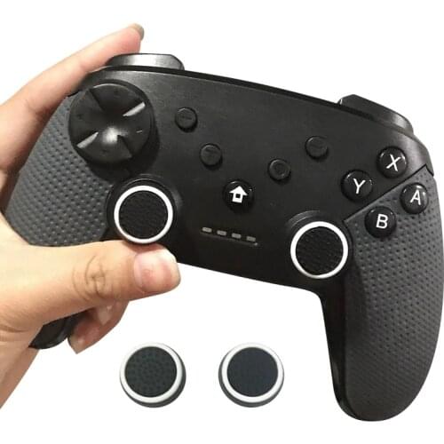 Gamepad Thumb Stick Grip Cap Joystick Cover Case For Nintendo Switch Pro Controller Black 2pcs
