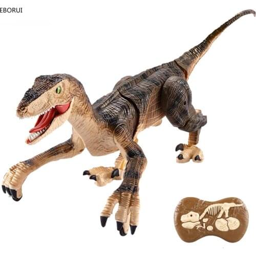 EBORUI 180 RC Dinosaur 2.4Ghz RC Robot Toys with Verisimilitude Sound Remote Control Dinosaur Gift Toys for Kids