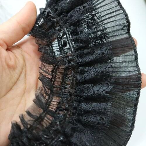 8cm*1meters white elastic lace trimmings for clothing wedding dresses DIY sewing accessories trim for tailor