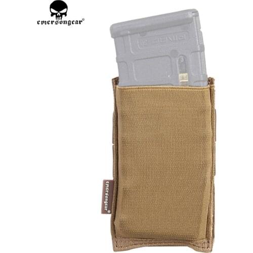 EMERSONGEAR 5.56 Single M4 Pouch Airsoft Hunting Tactical Molle Pouch Bag for M4 Magazine EM2386