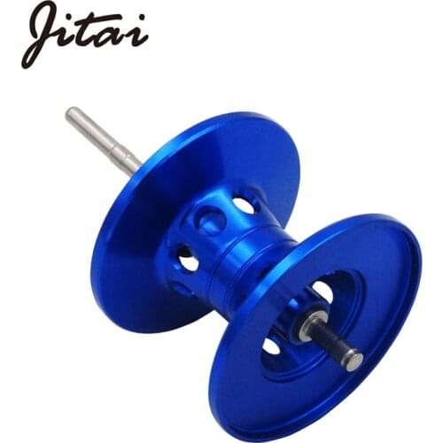 JITAI Bait Casting Fishing Reel Spools V-Shape CNC Machined Aluminum Alloy Oxidation Spare DIY Spool Suitable For Bait Wheels