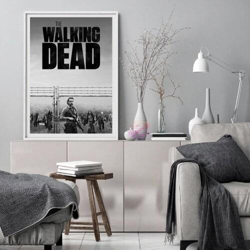The Walking Dead Poster Canvas Prints Wall Art Painting Decoration Pictures For Modern Living Room Home Decor Cuadros