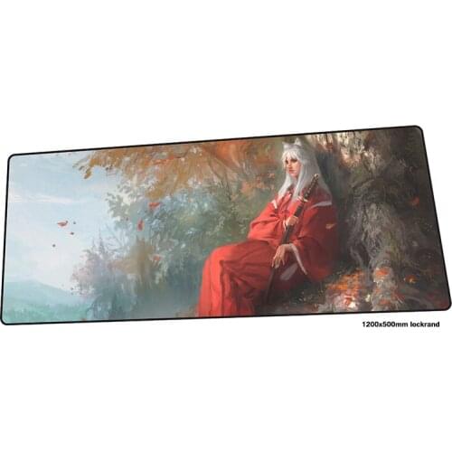 Inuyasha mouse pad gamer Domineering 120x50cm notbook mouse mat gaming mousepad large Beautiful pad mouse PC desk padmouse