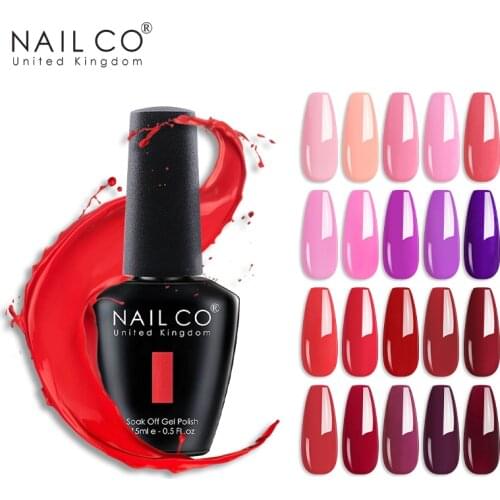 NAILCO 15ml Gel nail polish Fall winter nail art for Manicure semi permanent Gel Varnish Bae Top Coat UV&LED Gel for extension