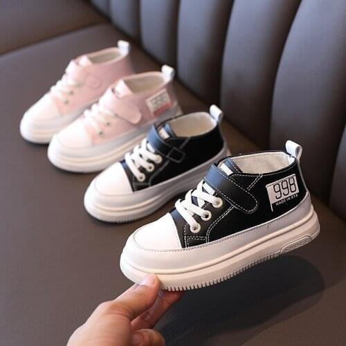 2020 Autumn Childrens Shoes Boys' Shoes New Girls' Small Leather ShoesNon-slip Casual Sports Shoes Childrens Shoes Size 26-36